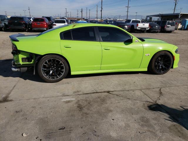 2C3CDXGJ8KH621983 - 2019 DODGE CHARGER SCAT PACK GREEN photo 3