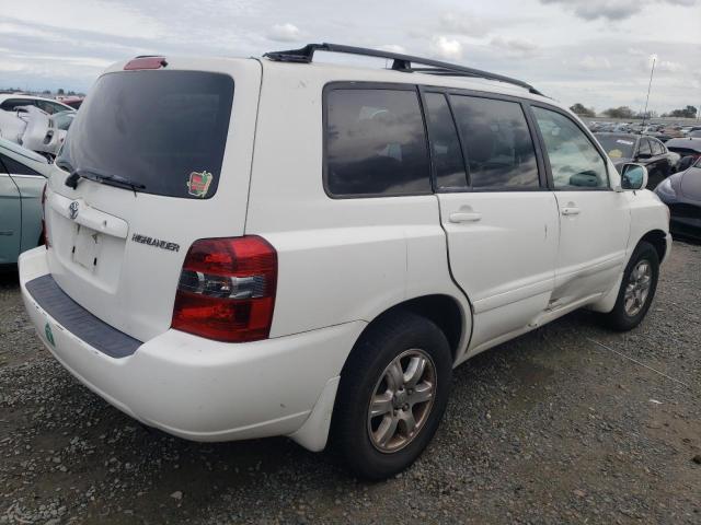 JTEEP21A940042382 - 2004 TOYOTA HIGHLANDER WHITE photo 3