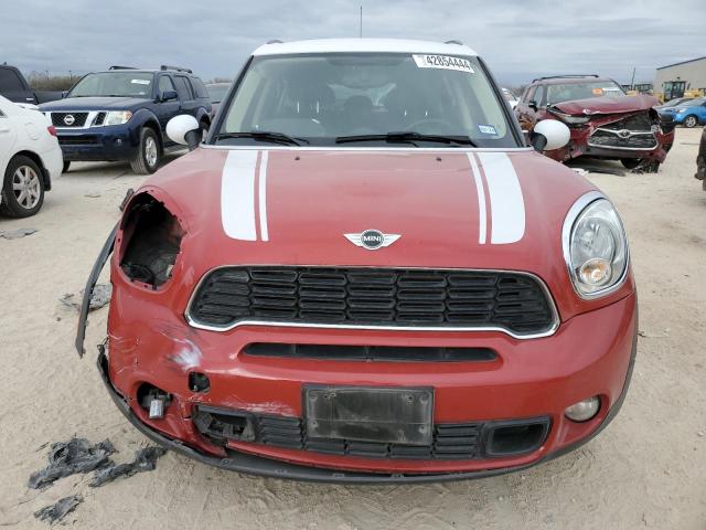 WMWZC3C57EWP27418 - 2014 MINI COOPER S COUNTRYMAN RED photo 5