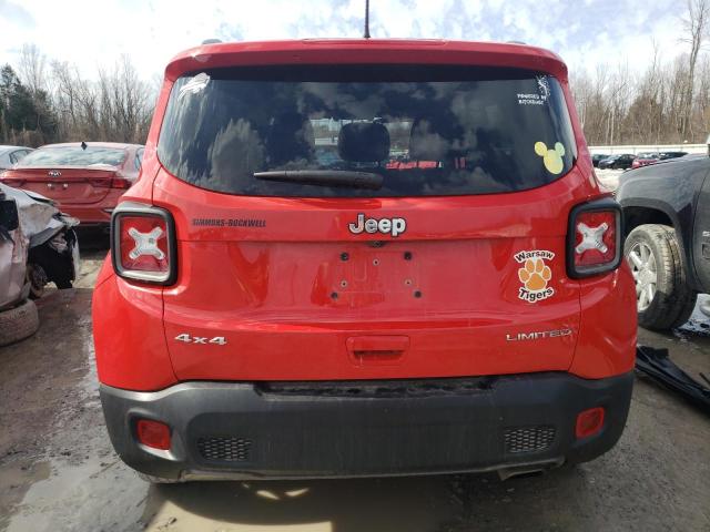 ZACNJDD11MPN19049 - 2021 JEEP RENEGADE LIMITED RED photo 6