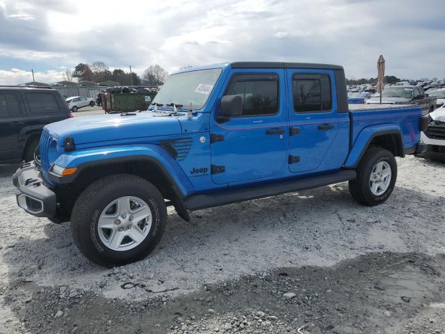 1C6JJTAM6ML520686 - 2021 JEEP GLADIATOR SPORT BLUE photo 1