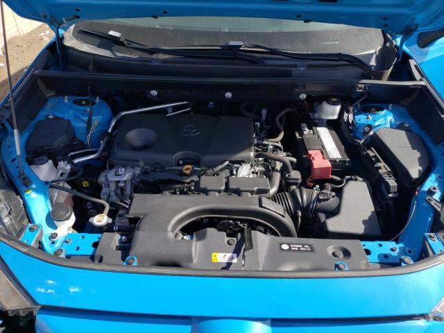 2T3H1RFV0KC019588 - 2019 TOYOTA RAV4 LE BLUE photo 12