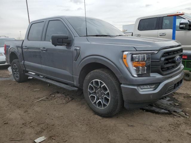 1FTEW1EP2NKD86450 - 2022 FORD F150 SUPERCREW CHARCOAL photo 4
