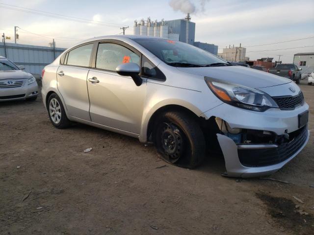 KNADM4A33G6686402 - 2016 KIA RIO LX SILVER photo 4