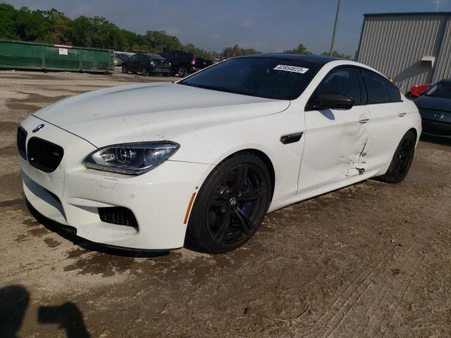 WBS6C9C59FD467814 - 2015 BMW M6 GRAN COUPE WHITE photo 1