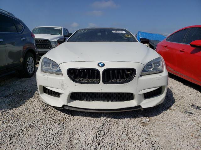 WBS6C9C59FD467814 - 2015 BMW M6 GRAN COUPE WHITE photo 5