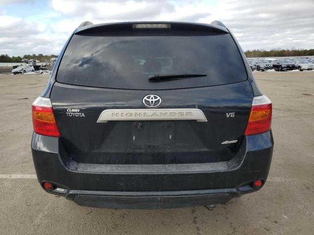 JTEES41A792129543 - 2009 TOYOTA HIGHLANDER BLACK photo 6