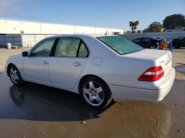 JTHBN36F340124436 - 2004 LEXUS LS 430 WHITE photo 2