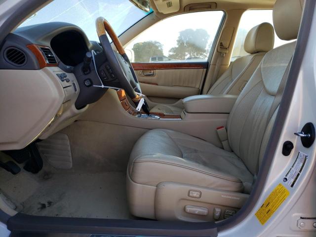 JTHBN36F340124436 - 2004 LEXUS LS 430 WHITE photo 7