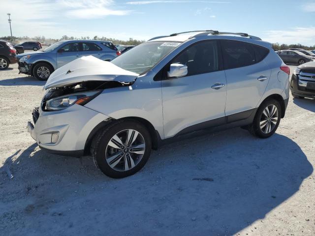 KM8JU3AG4EU915709 - 2014 HYUNDAI TUCSON GLS SILVER photo 1