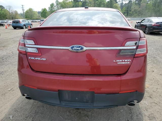 1FAHP2F89DG229383 - 2013 FORD TAURUS LIMITED RED photo 6