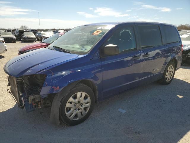 2C4RDGBG7KR729698 - 2019 DODGE GRAND CARA SE BLUE photo 1