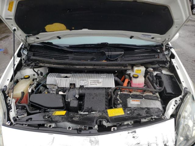 JTDKN3DU7B1390679 - 2011 TOYOTA PRIUS WHITE photo 11