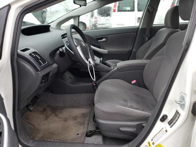 JTDKN3DU7B1390679 - 2011 TOYOTA PRIUS WHITE photo 7
