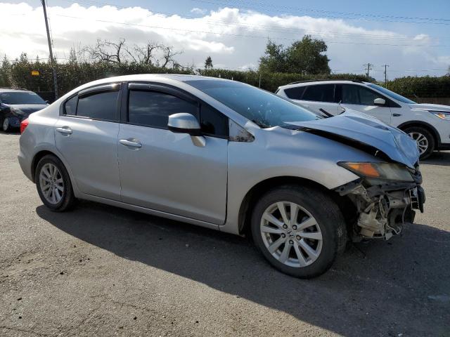 19XFB2F84CE386351 - 2012 HONDA CIVIC EX SILVER photo 4