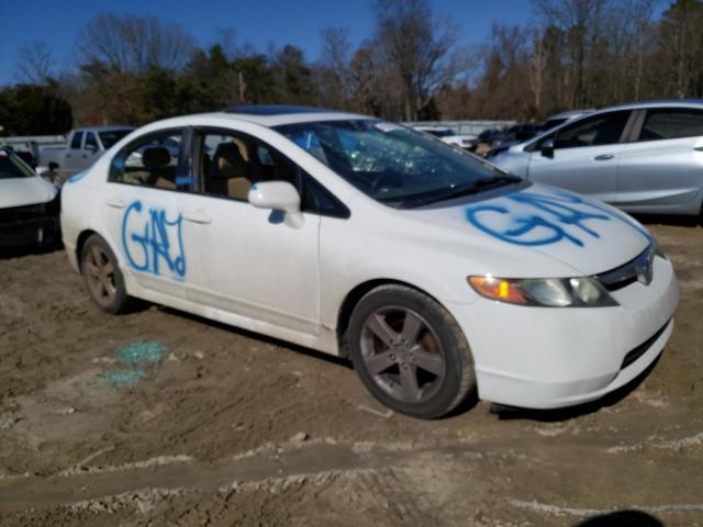 2HGFA16998H309977 - 2008 HONDA CIVIC EXL თეთრი ფოტო 4