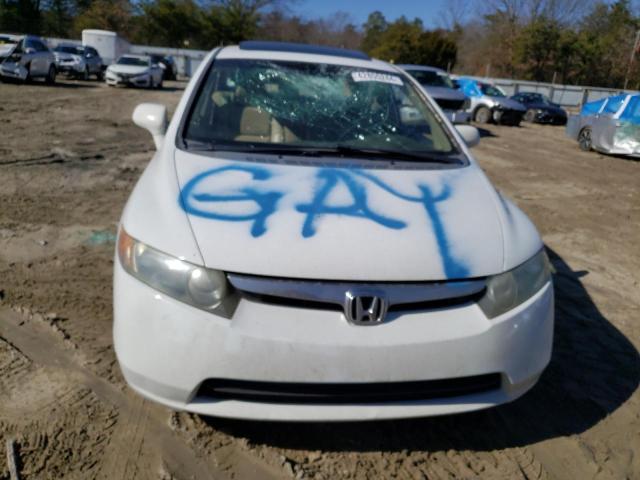 2HGFA16998H309977 - 2008 HONDA CIVIC EXL თეთრი ფოტო 5