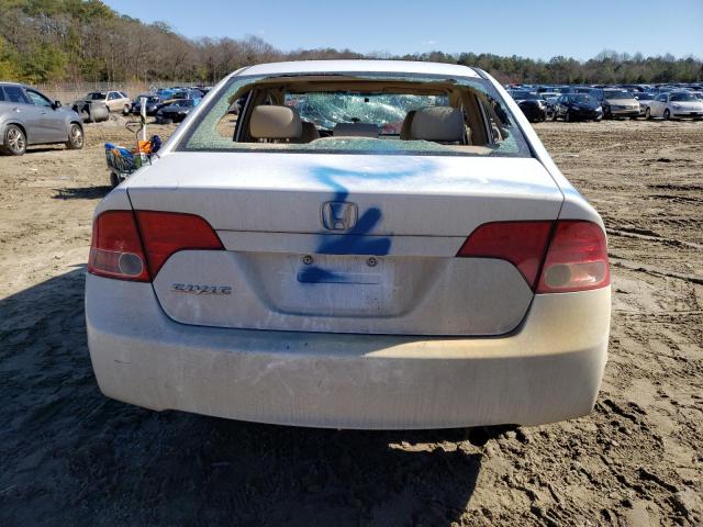 2HGFA16998H309977 - 2008 HONDA CIVIC EXL თეთრი ფოტო 6