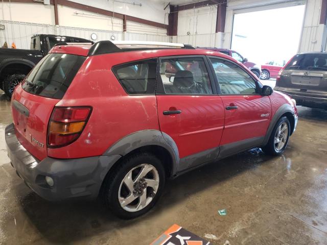 5Y2SN62L23Z437163 - 2003 PONTIAC VIBE GT RED photo 3