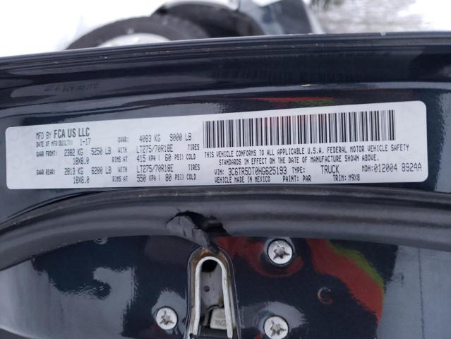 3C6TR5DT0HG625193 - 2017 RAM 2500 SLT ნაცრისფერი ფოტო 12