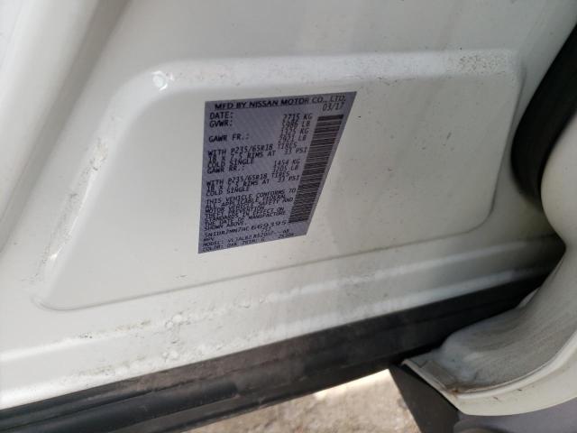 5N1DR2MN7HC669395 - 2017 NISSAN PATHFINDER S WHITE photo 13