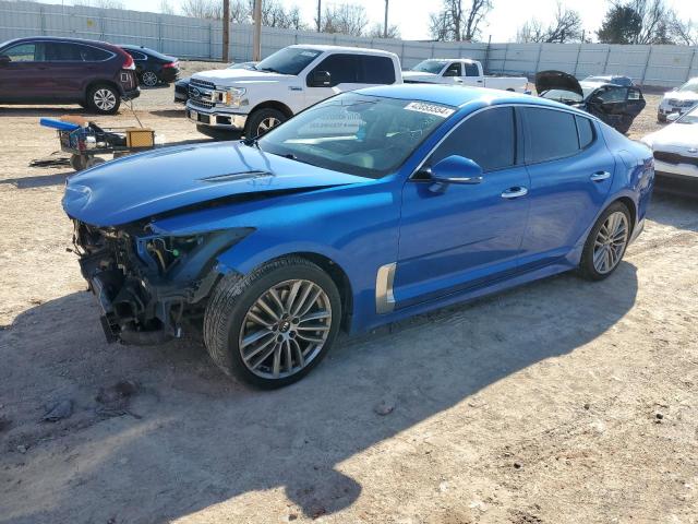 KNAE15LA1J6034352 - 2018 KIA STINGER BLUE photo 1