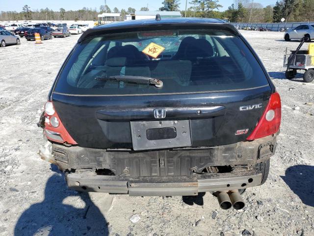 SHHEP335X3U407032 - 2003 HONDA CIVIC SI BLACK photo 6