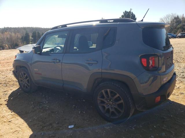 ZACCJABT0GPD51986 - 2016 JEEP RENEGADE LATITUDE GRAY photo 2