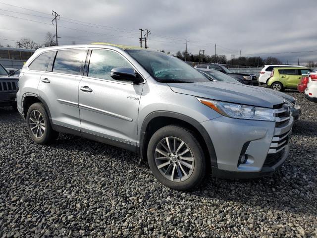 5TDJGRFH5KS064570 - 2019 TOYOTA HIGHLANDER HYBRID SILVER photo 4