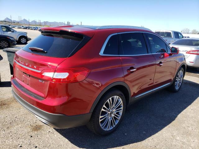 2LMPJ8LR3HBL44209 - 2017 LINCOLN MKX RESERVE RED photo 3