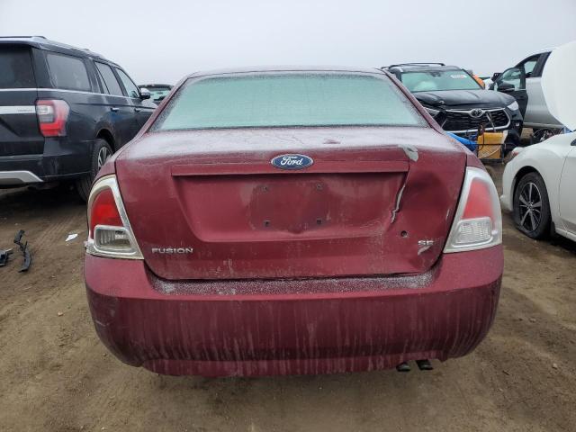 3FAFP07Z06R186423 - 2006 FORD FUSION SE RED photo 6