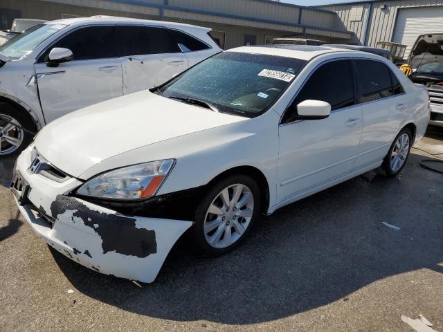 1HGCM66566A026825 - 2006 HONDA ACCORD EX WHITE photo 1