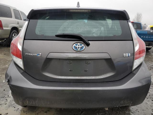 JTDKDTB38F1583281 - 2015 TOYOTA PRIUS C GRAY photo 6