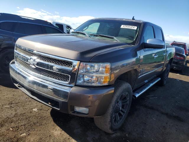 2GCEK13M171652337 - 2007 CHEVROLET SILVERADO K1500 CREW CAB BROWN photo 1