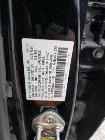 1HGCP2F69CA141360 - 2012 HONDA ACCORD SE BLACK photo 12