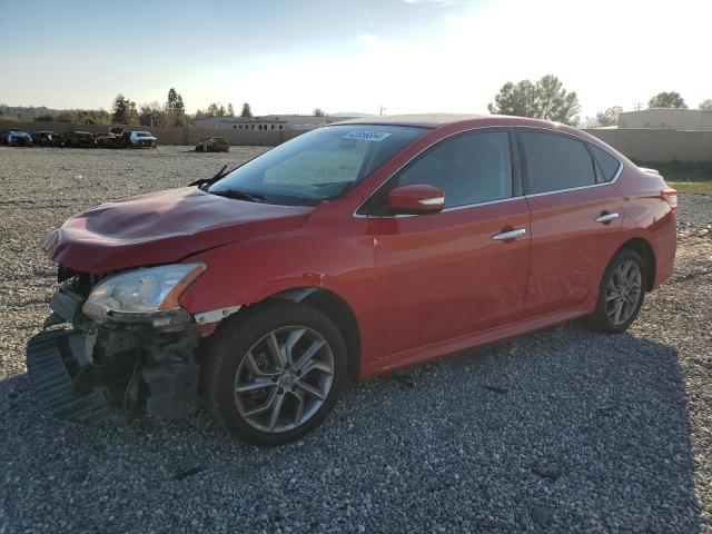 3N1AB7AP9FY338176 - 2015 NISSAN SENTRA S RED photo 1