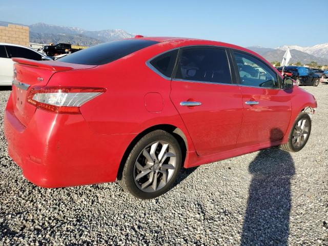 3N1AB7AP9FY338176 - 2015 NISSAN SENTRA S RED photo 3