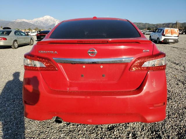 3N1AB7AP9FY338176 - 2015 NISSAN SENTRA S RED photo 6