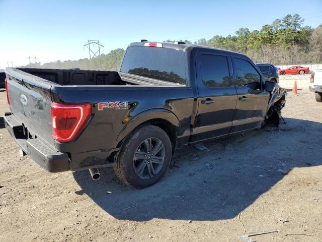 1FTFW1E57PFB93662 - 2023 FORD F150 SUPERCREW BLACK photo 3