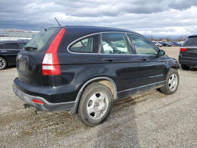 JHLRE48337C071929 - 2007 HONDA CR-V LX BLACK photo 3