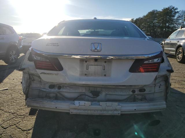 1HGCR2F78HA033922 - 2017 HONDA ACCORD EX WHITE photo 6