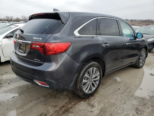 5FRYD4H46EB019424 - 2014 ACURA MDX TECHNOLOGY GRAY photo 3