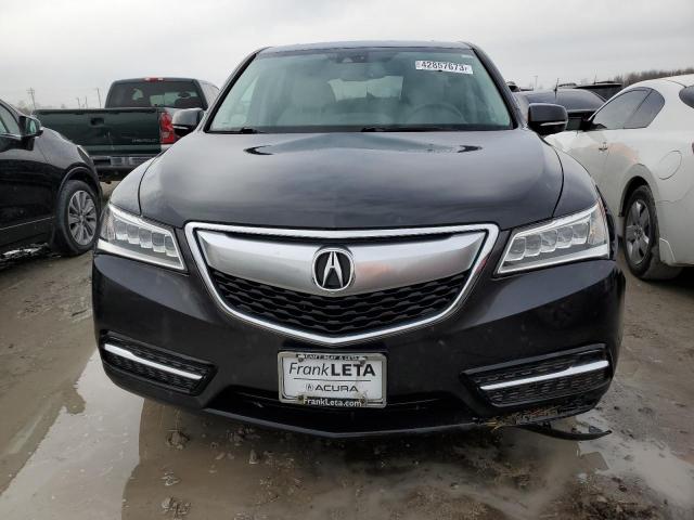 5FRYD4H46EB019424 - 2014 ACURA MDX TECHNOLOGY GRAY photo 5
