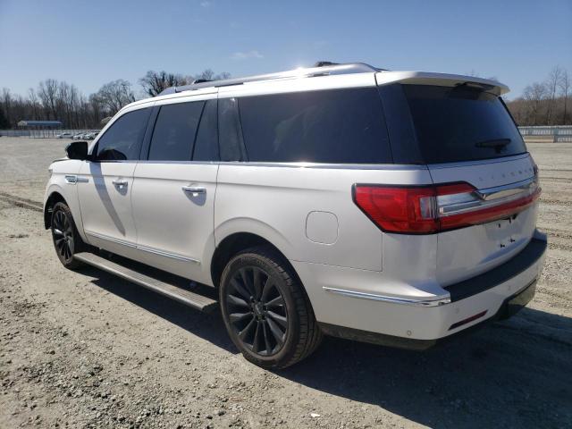 5LMJJ3LT4KEL00597 - 2019 LINCOLN NAVIGATOR L RESERVE WHITE photo 2