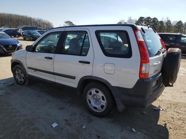 SHSRD78565U334913 - 2005 HONDA CR-V LX WHITE photo 2