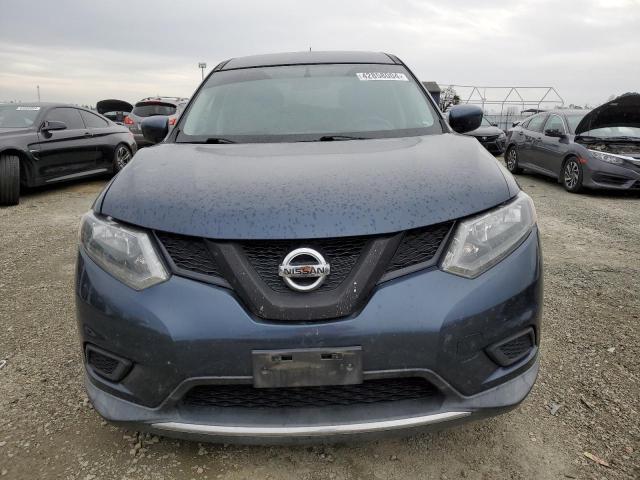 KNMAT2MV3GP706491 - 2016 NISSAN ROGUE S BLUE photo 5