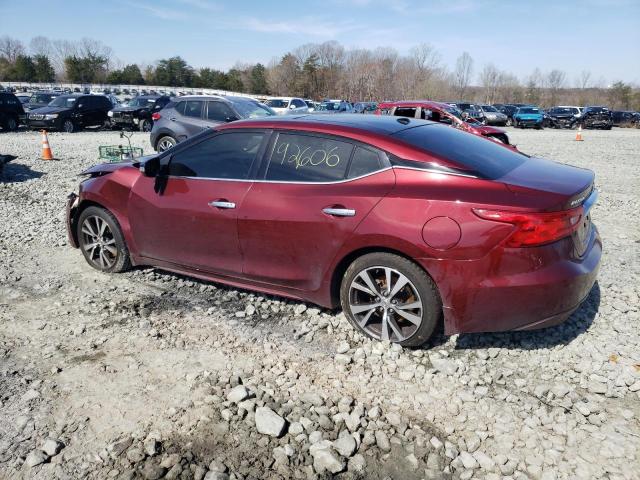 1N4AA6AP6HC396984 - 2017 NISSAN MAXIMA 3.5S BURGUNDY photo 2