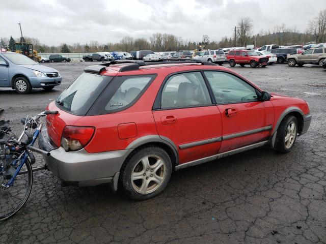 JF1GG68524H811633 - 2004 SUBARU IMPREZA OUTBACK SPORT RED photo 3