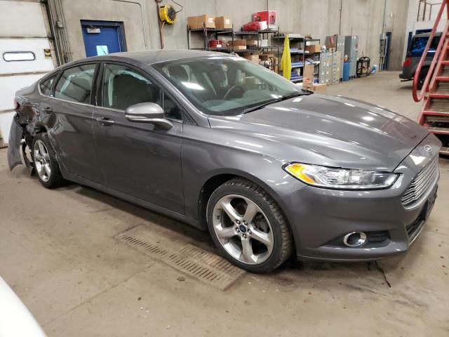 1FA6P0HD5E5379056 - 2014 FORD FUSION SE GRAY photo 4