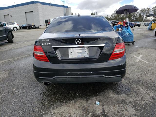 WDDGF4HB0CR237796 - 2012 MERCEDES-BENZ C 250 BLACK photo 6